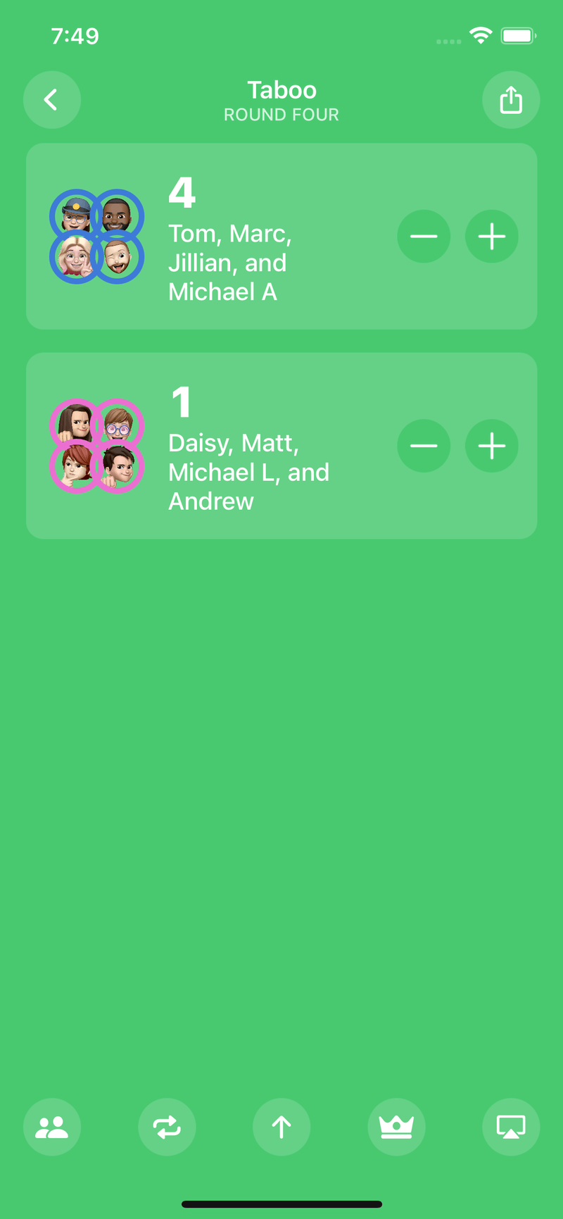 Scorecard iOS Score Tracking App